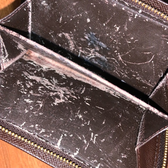 Authentic Louis Vuitton Damier Ebene Porte-Monnaie Tresor Wallet - Picture 10 of 16